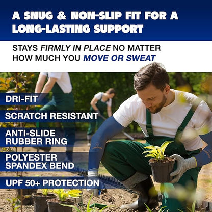 ARMORAY Arm Sleeves for Men or Women - Tattoo Cover Up - Cooling Sports Sleeve for Basketball Golf Football