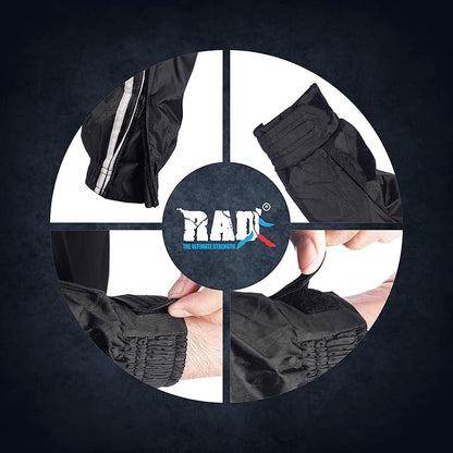 RAD Sauna Suit for men & women weight loss - Workout Sweat Suits with Hood - Fat Burning Suit - Boost Fat Burn