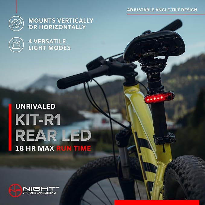 Bike Lights Front & Back – Bicycle Headlight & Taillight Set – Powerful 540 Lumens LED – USB-C Rechargeable – New 2025 Bike Safety Equipment for Night Riding (Optional - Premium Bike Bell)