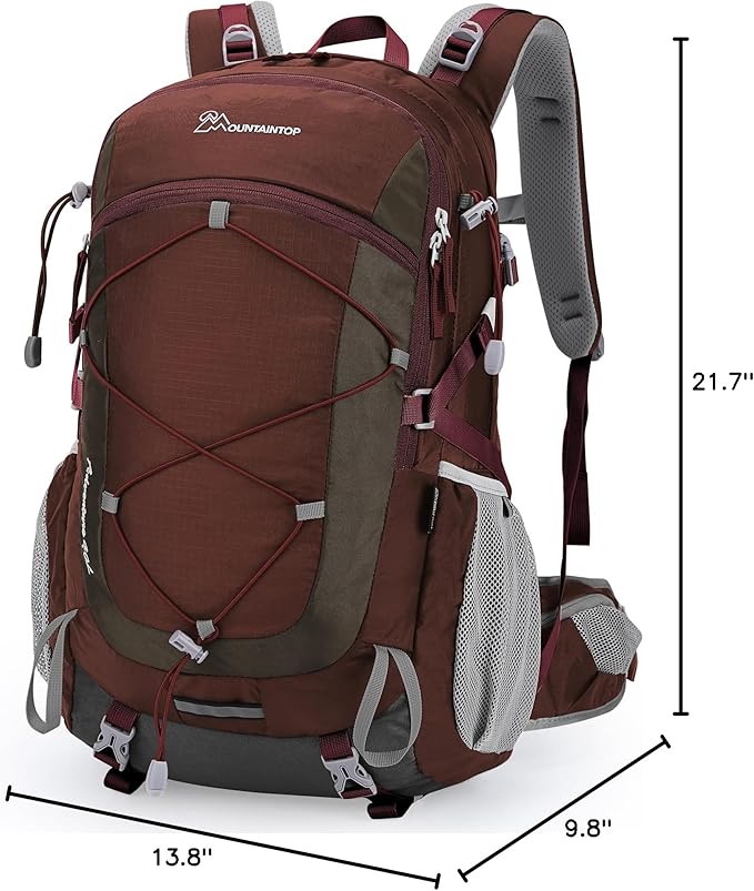 MOUNTAINTOP 25L/40L Hiking Backpack,Lightweight Travel Backpack for Men Women Outdoor Backpacking, Camping
