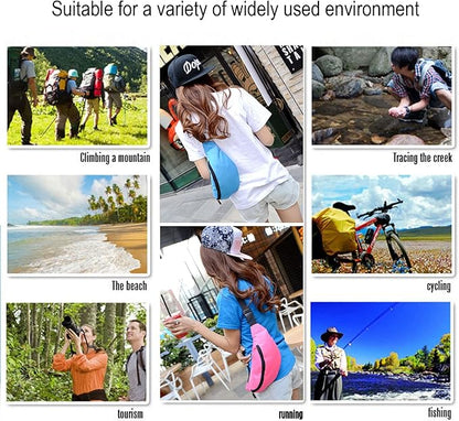 DAITET Crossbody Fanny Pack for Men&Women,Large Waist Bag & Hip Bum Bag with Adjustable Strap for Outdoors Workout Traveling Casual Running Hiking Cycling