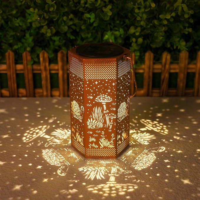 Halloween Decorations Outdoor Gifts for Women Garden Decor Solar Lights Outdoor Turtles, Solar Lantern Outdoor Waterproof Outdoor Decoration for Outside, Yard, Lawn