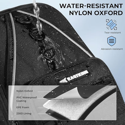 KastKing Karryall Sling Tackle Bag–Fishing Sling Pack,Fishing Backpack With Rod Holder,MOLLE System,Soft Bait & Gear Storage