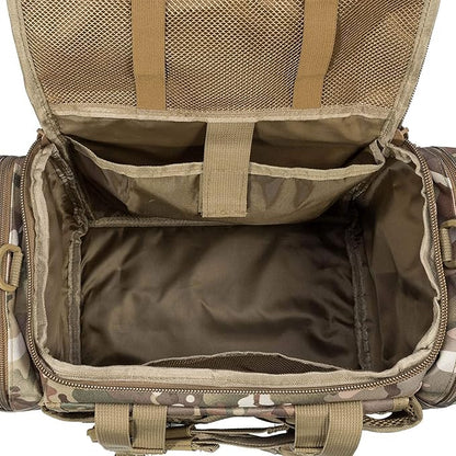 Dr.Fish Fishing Tackle Bag 5 Boxes with 60 Lures Included Loaded Stocked Tackle Box Set Spinner Lures Kit Freshwater Gear Equipment