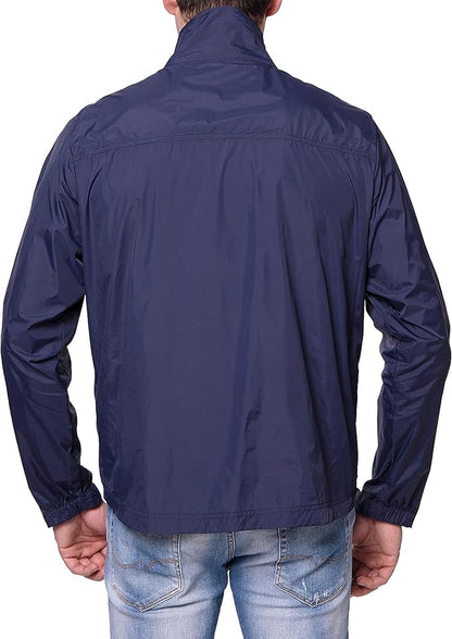 TRAILSIDE SUPPLY CO. Mens Windbreaker Jackets Lightweight Packable Jacket,Windproof and Dustproof