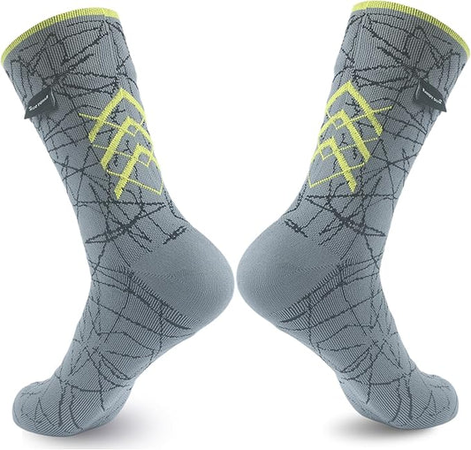 RANDY SUN Waterproof Breathable Socks, [SGS Certified] Unisex Novelty Skiing Trekking Hiking Wading Trail Socks