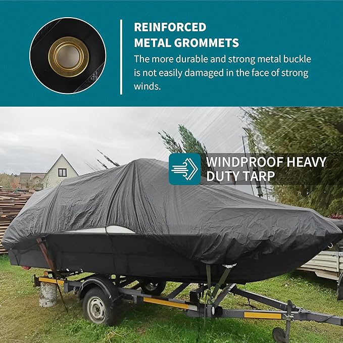 TARPAL tarp 10x20 Feet Super Heavy Duty Tarps Cover 20mil Waterproof UV Protection Rip and Tear Proof Tarpaulin with Grommets(Grey/Brown)