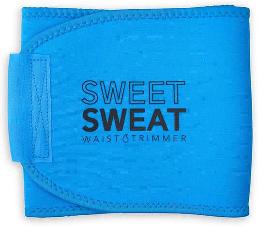 Sports Research Sweet Sweat Waist Trimmer (Core Series) - Premium Sweat Enhancing Fitness Band for Women & Men