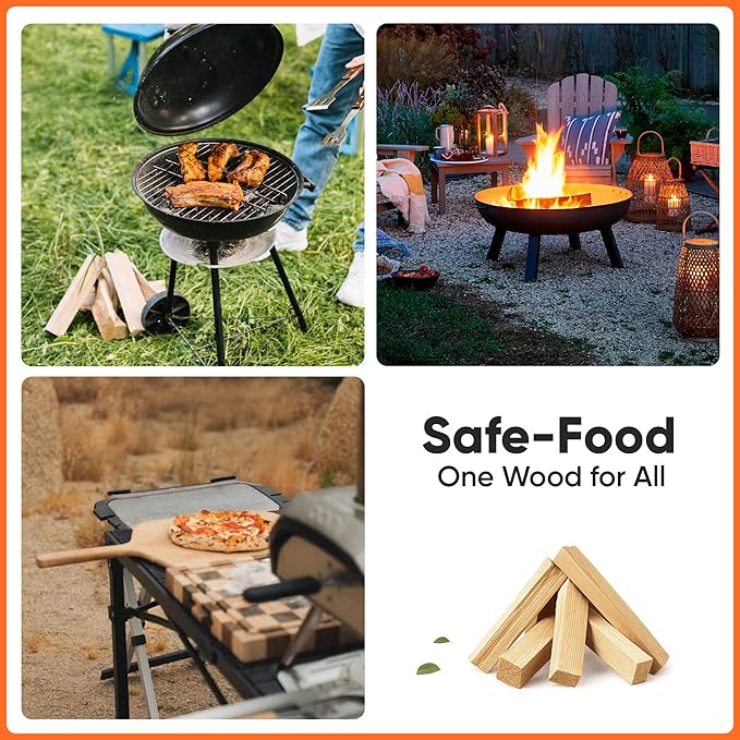 Allen's Natural Kindling Wood – 40 LB Box of Kiln-Dried Fire Starter Sticks for Campfires, Wood Stoves & BBQ – Easy to Light Fire Pit – Clean Burn Fire Starter Logs – No Chemicals or Odors