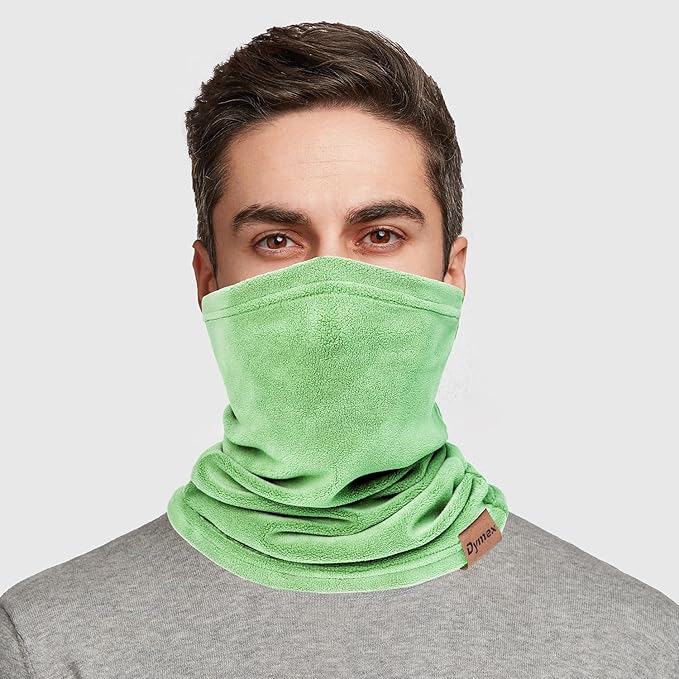 Winter Neck Warmer Gaiter Fleece Neck Cover Cotton Balaclava Windproof Face Cover Mask for Women Men