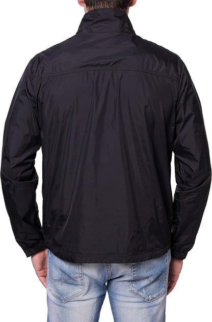 TRAILSIDE SUPPLY CO. Mens Windbreaker Jackets Lightweight Packable Jacket,Windproof and Dustproof