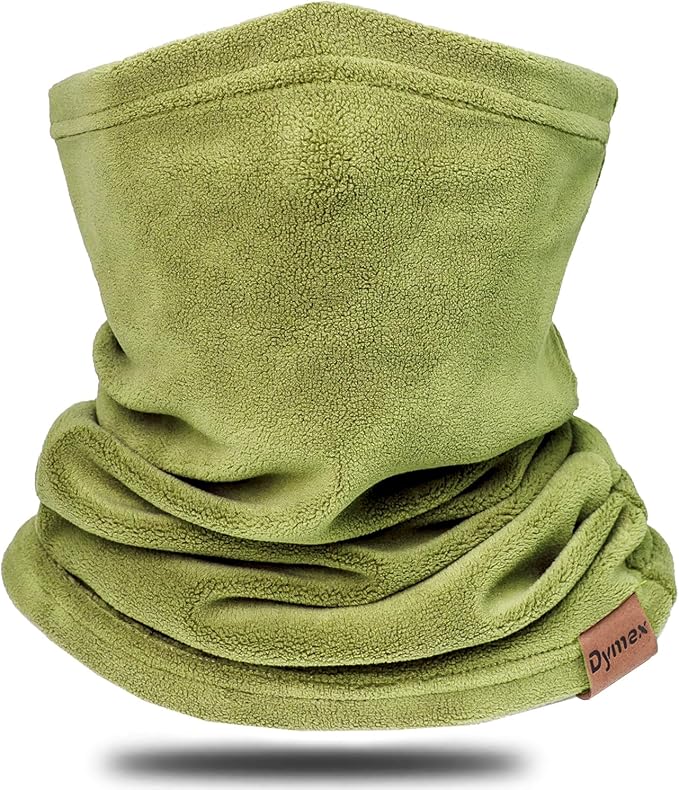 Winter Neck Warmer Gaiter Fleece Neck Cover Cotton Balaclava Windproof Face Cover Mask for Women Men