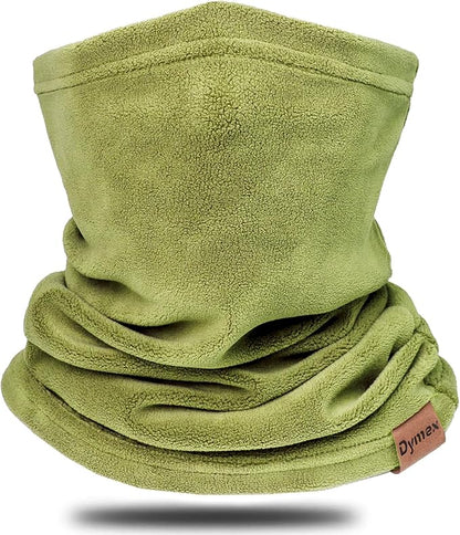 Winter Neck Warmer Gaiter Fleece Neck Cover Cotton Balaclava Windproof Face Cover Mask for Women Men