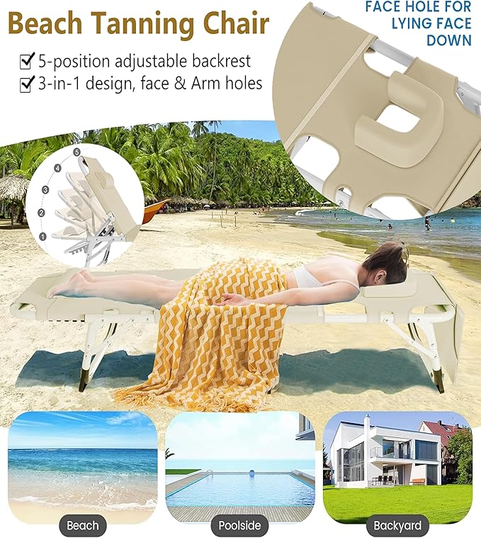 ABORON Folding Camping Cot for Adults, Double Layer 1200D, 500lb Capacity, Heavy Duty Guest Cot with Mat & Carrying Bag for Indoor & Outdoor Use