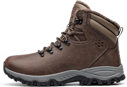 NORTIV 8 Mens Hiking Winter Snow Insulated Waterproof Outdoor Boots