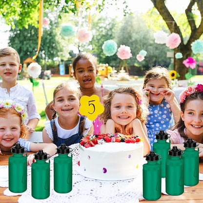 72 Pcs Reusable Water Bottles Bulk 20 oz Squeeze Plastic Sports Water Bottles with Nylon Strap Leak Proof Blank DIY Cups for Vbs Back School Operation Christmas Gifts Giveaways