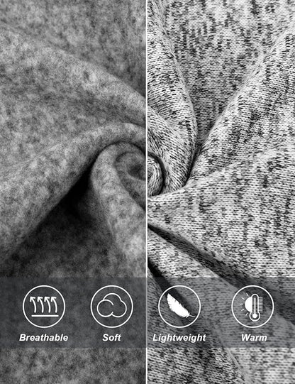 COZZYON Women Fleece Zip Up Jacket Light Sweater Jacket