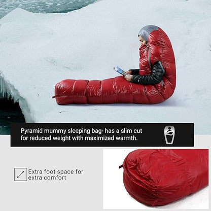 Himalaya 0 Degree Sleeping Bag for Adult Ultralight Down, -20°F-40°F, Cold Weather, Autumn & Winter, Hiking Backpacking Sleeping Bags