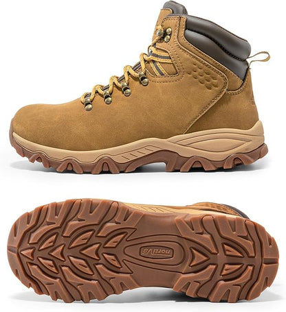 NORTIV 8 Mens Hiking Winter Snow Insulated Waterproof Outdoor Boots