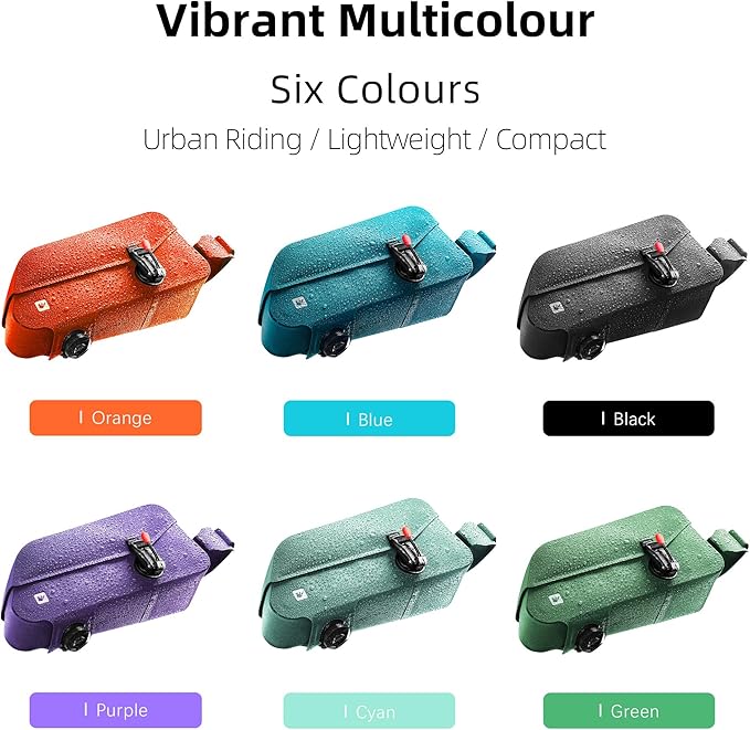 Rhinowalk Bike Top Tube Bag Bike Frame Bag Fully Waterproof and Stable Bicycle Frame Bag Bicycle Bag Professional Cycling Accessories for Mountain Road Bike