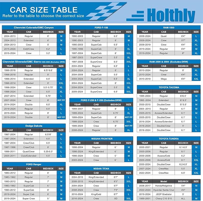 10Layer Truck Cover Waterproof All Weather.Pickup Truck Cover Length: Up to 210 inches,Universal Fit Most Regular Cab Short Box Honda Ridgeline Ford Ranger Nissan Frontier Chevy Colorado C10.