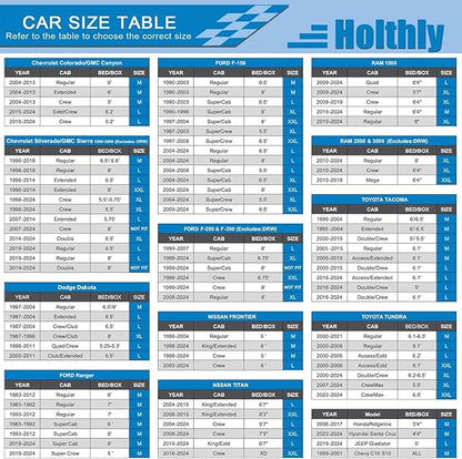 10Layer Truck Cover Waterproof All Weather.Pickup Truck Cover Length: Up to 210 inches,Universal Fit Most Regular Cab Short Box Honda Ridgeline Ford Ranger Nissan Frontier Chevy Colorado C10.