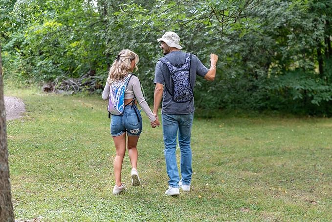 Vibe Festival Gear Hydration Pack Backpack with 2L Water Bladder for Women, Men, Teens, Kids - Hydropack Hydro Sports, Outdoor, Running, Camping, Hiking, Festivals, Raves