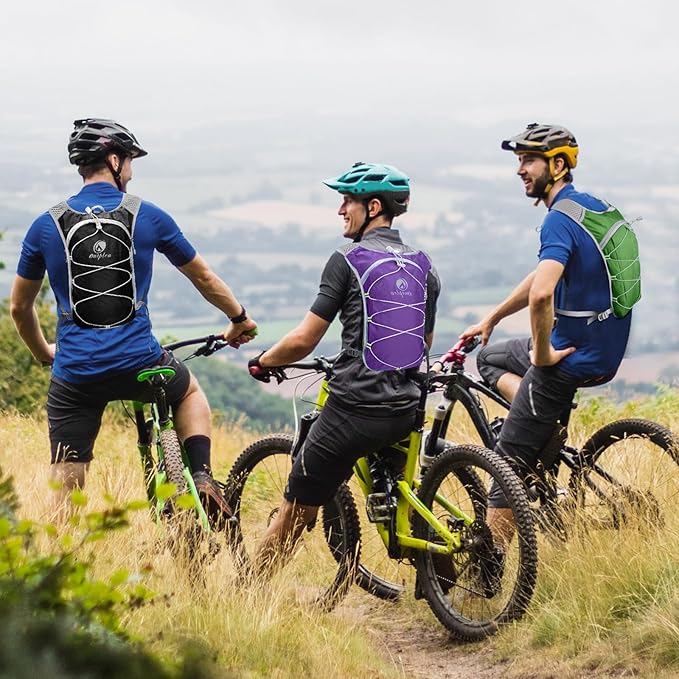 Small Lightweight Hydration Backpack with 2L Water Bladder for Race, Lightweight Running Water Vest for Hiking