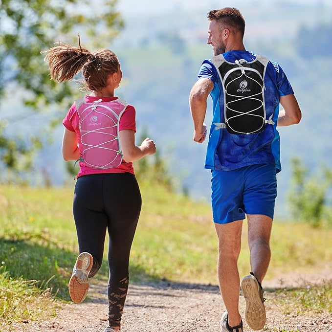 Small Lightweight Hydration Backpack with 2L Water Bladder for Race, Lightweight Running Water Vest for Hiking