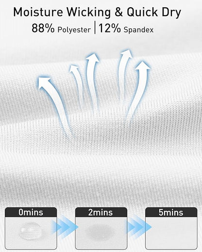 Roadbox 2 Pack Men's Compression Pants, Quick Dry Running Tights Workout Leggings, Athletic Base Layer for Gym Football Yoga