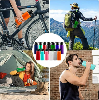 Foaincore 24 Pack Bulk Water Bottles 17 oz Aluminum Reusable Sports Bottles, Employee Appreciation Gifts for Team, Coworker, Staff, Office, Christian Charity Donation Supplies