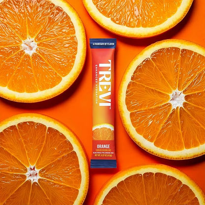 TREVI™ Sugar Free Electrolytes - Drink Mix Hydration Powder Packets - 8 Count - Orange