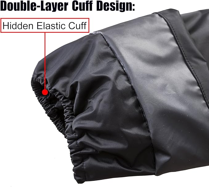 EI Sonador Classic Long Rain Coats for Men, Hooded Raincoats Rainwear for Waterproof Work, Breathable, Rain Jacket Poncho