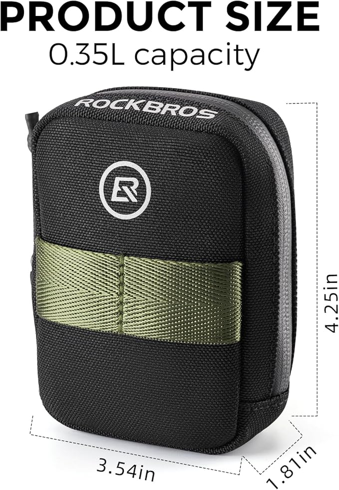 ROCKBROS Bike Saddle Bag - Small, Lightweight and Portable Under Seat Bag for Road Bikes