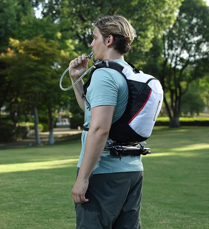 MARCHWAY Lightweight TPU Hydration Bladder 2L/3L for Hydration Packs, Slide-Seal Wide Mouth Water Reservoir Bag with Carry Handle for Hiking, Cycling, Running, Camping, Travel