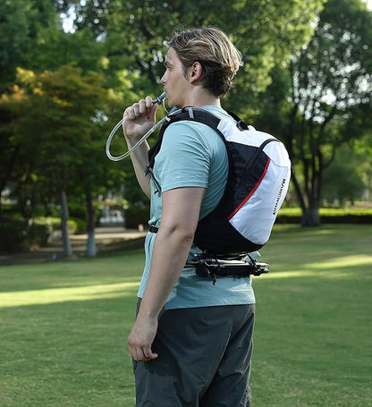 MARCHWAY Lightweight TPU Hydration Bladder 2L/3L for Hydration Packs, Slide-Seal Wide Mouth Water Reservoir Bag with Carry Handle for Hiking, Cycling, Running, Camping, Travel