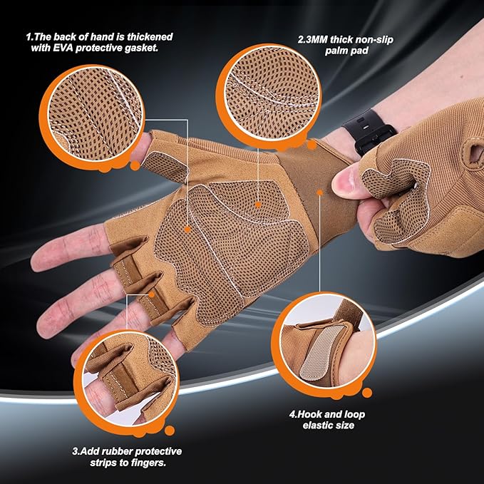 Weight Lifting Gloves, Gym Gloves for Men and Women, Full Palm Protection for Sports, Weightlifting, Training, Cycling, Pull-Ups, Rowing, and Mountaineering