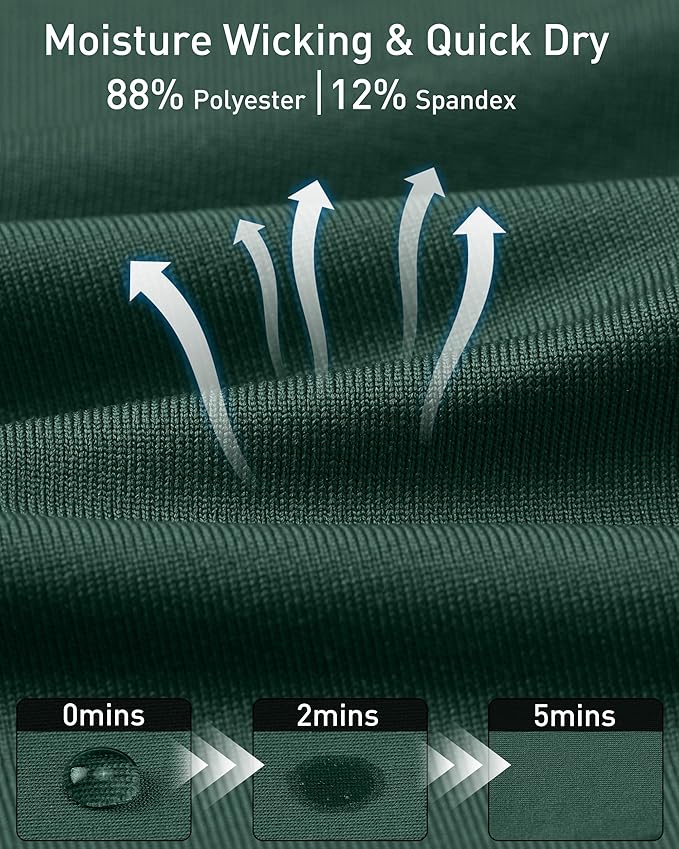 Roadbox 3 Pack Compression Pants Men, Performance Running Workout Sports Leggings, Gym Basketball Athletic Tights Base Layer