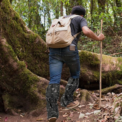 Waterproof Adjustable Leg Gaiters for Men and Women Snow Boot Gaiters for Hiking in Hunting Sand and Mud Mountain Climbing or Snowshoeing