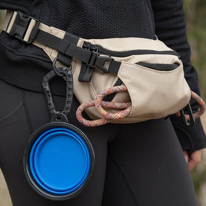 Falcon2L Ultralight Fanny Pack | Crossbody Belt Bag for Men & Women | Compact Waist Pack Sling for Essentials | Expandable External Carry with Falcon Wing Water-Resistant for Outdoor Travel & Everyday