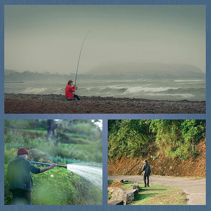 RainRider Waterproof Breathable Suits for Men - Durable Oxford Rain Jacket Coat With Pants