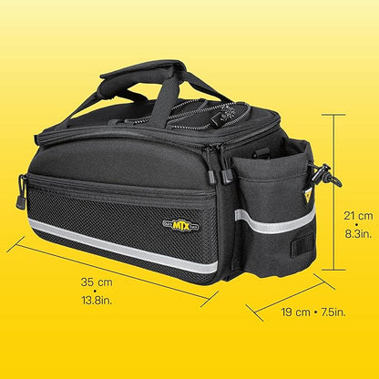 Topeak MTX TrunkBag - Rear Bicycle Bag - Spacious Storage and Easy Mounting
