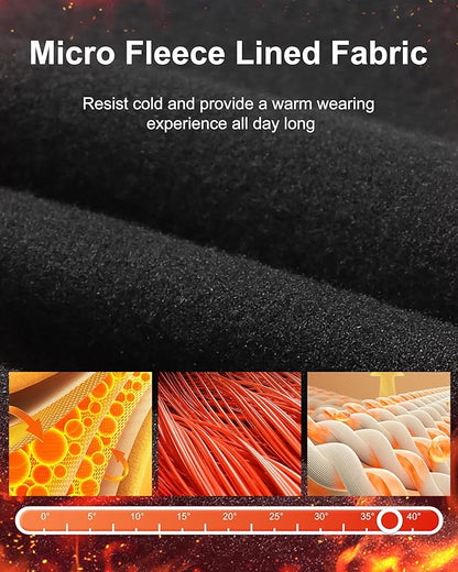 4 Pack Men's Thermal Compression Pants Fleece Lined Sports Tights Leggings Winter Athletic Baselayer Bottoms