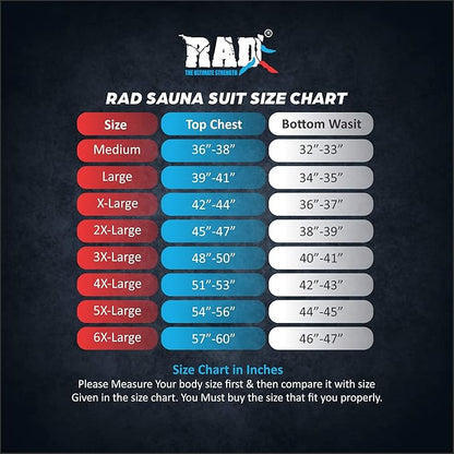 RAD Sauna Suit for men & women weight loss - Workout Sweat Suits with Hood - Fat Burning Suit - Boost Fat Burn