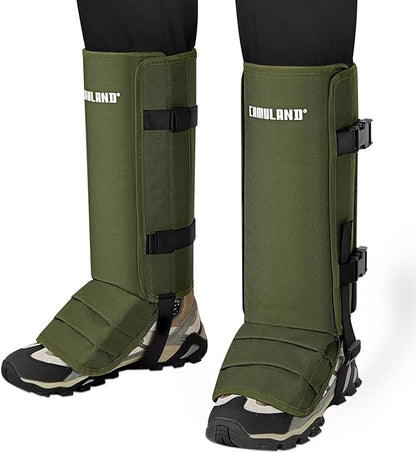 CAMULAND Snake Gaiters for Men & Women, Durable Waterproof Snake Guards for Lower Leg Protection