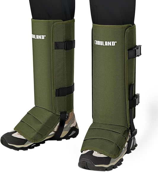 CAMULAND Snake Gaiters for Men & Women, Durable Waterproof Snake Guards for Lower Leg Protection