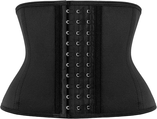 Short Torso Waist Trainer for Women Lower Belly Fat, Workout Fajas Colombianas Waist Cincher Corset