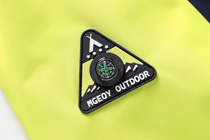 MGEOY Boys Girls Rain Jackets Lightweight Waterproof Hooded Raincoats Windbreakers for Kids 4-14Y