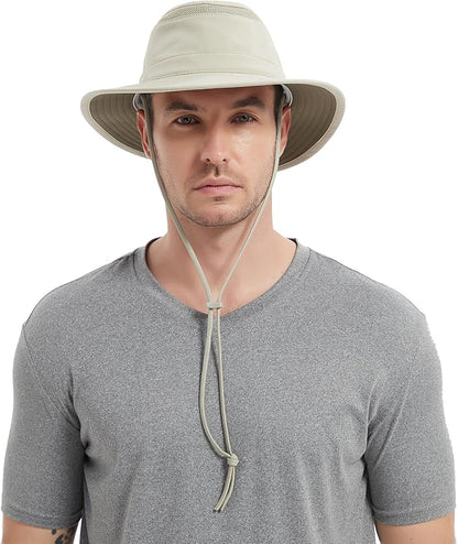 Cimarron Wide Brim Safari Sun Hat for Women & Men – UPF 50+ Outdoor Fishing Hat | Hiking, Running Travel Sun Protection Hat