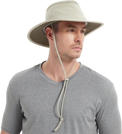 Cimarron Wide Brim Safari Sun Hat for Women & Men – UPF 50+ Outdoor Fishing Hat | Hiking, Running Travel Sun Protection Hat